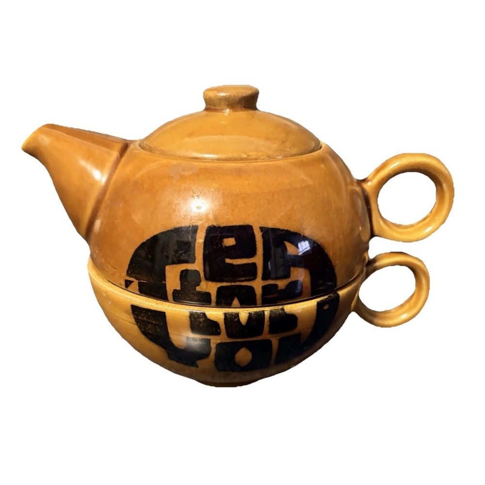 Vintage 1970's Japanese Jubilee Stacking Retro Teapot